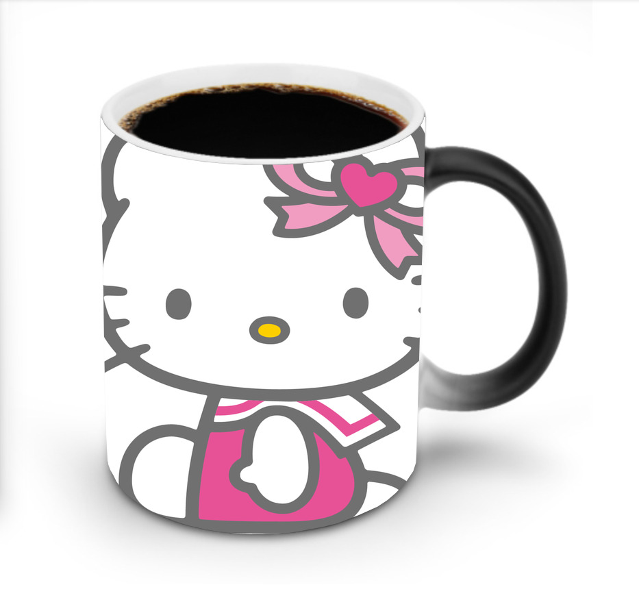 （画像用） Hello Kitty ハローキティ 温度変色マグカップ