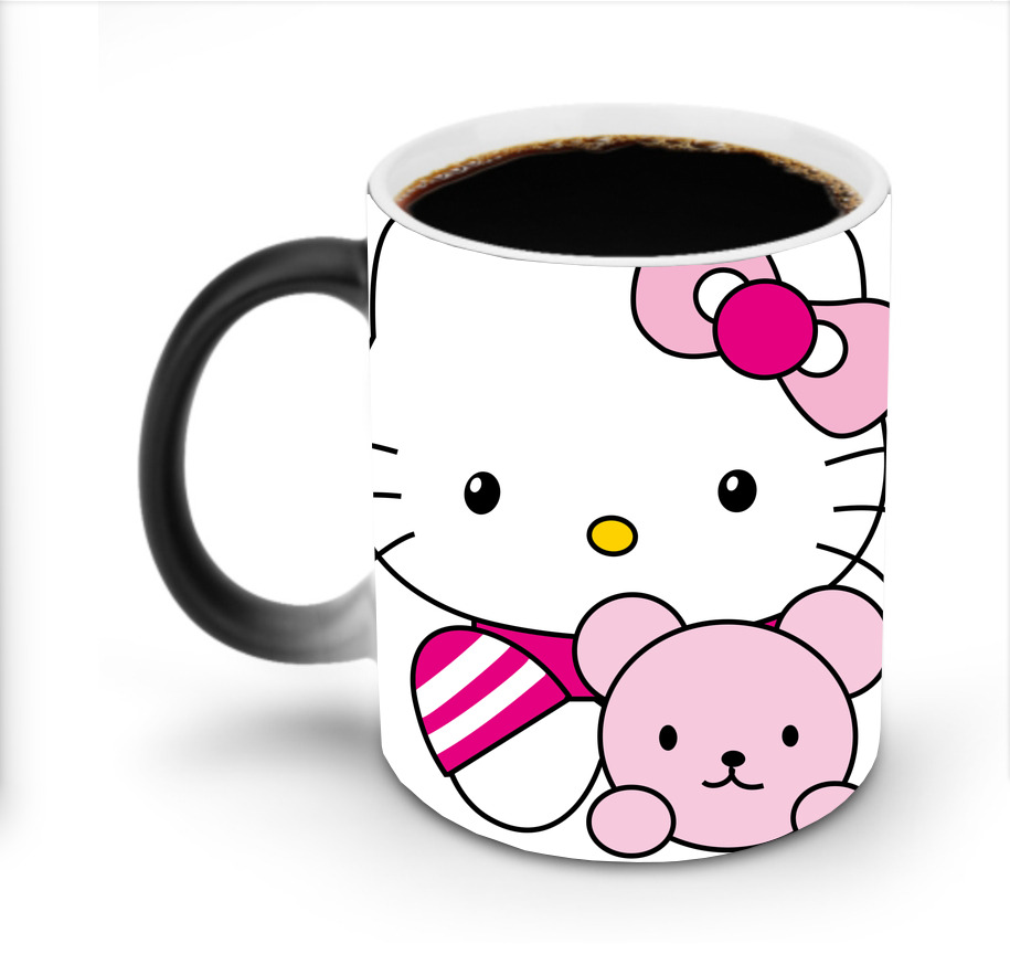 （画像用） Hello Kitty ハローキティ 温度変色マグカップ