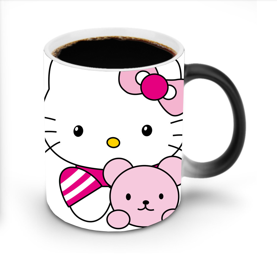 （画像用） Hello Kitty ハローキティ 温度変色マグカップ