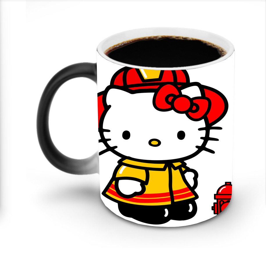 （画像用） Hello Kitty ハローキティ 温度変色マグカップ