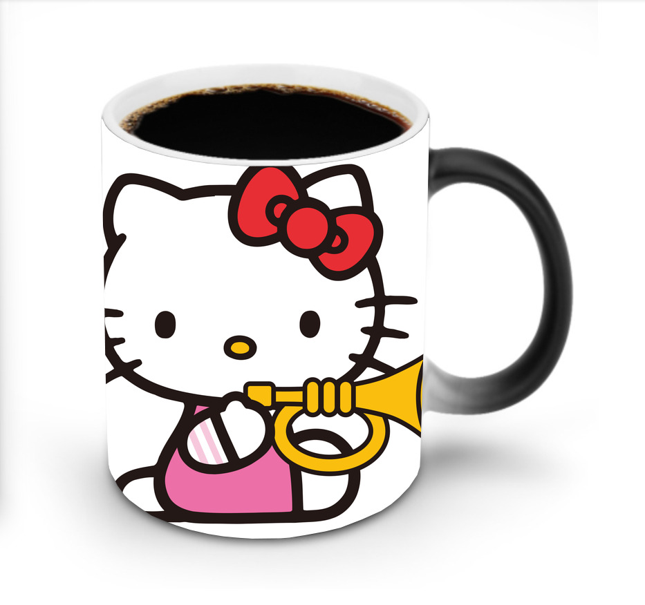 （画像用） Hello Kitty ハローキティ 温度変色マグカップ