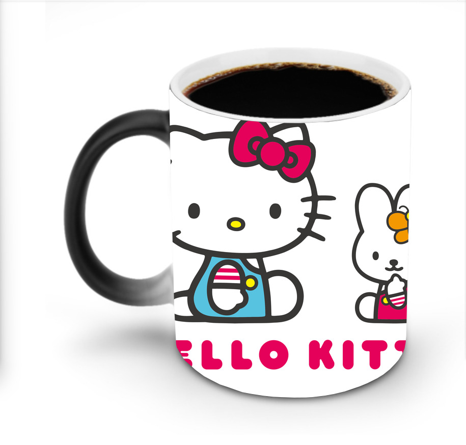 （画像用） Hello Kitty ハローキティ 温度変色マグカップ