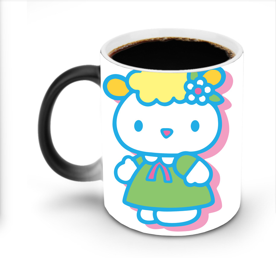 （画像用） Hello Kitty ハローキティ 温度変色マグカップ