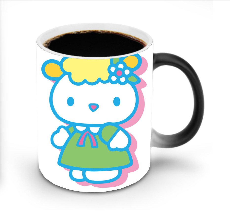 （画像用） Hello Kitty ハローキティ 温度変色マグカップ