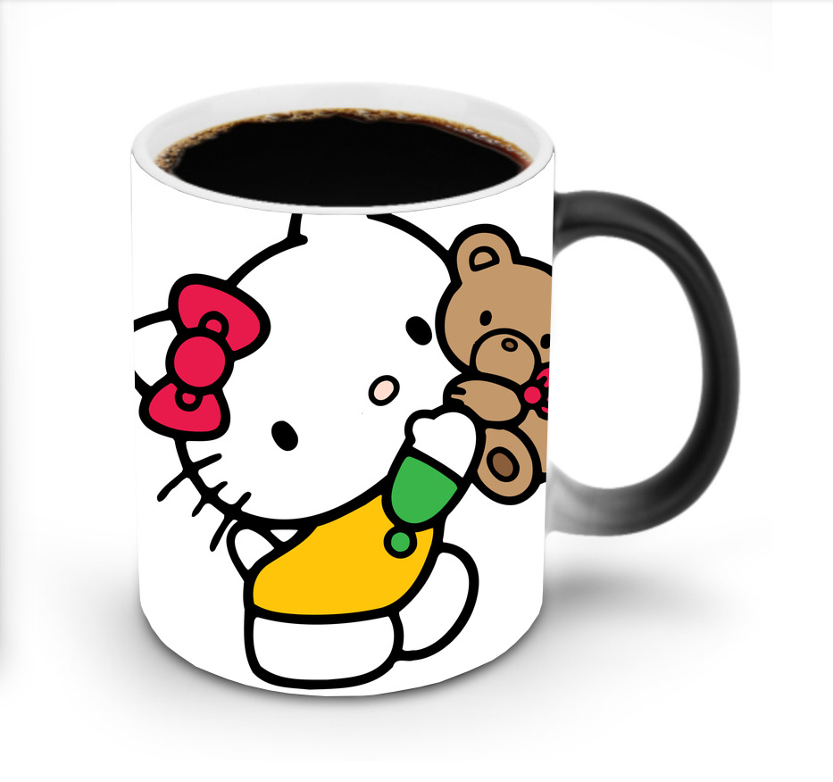 （画像用） Hello Kitty ハローキティ 温度変色マグカップ