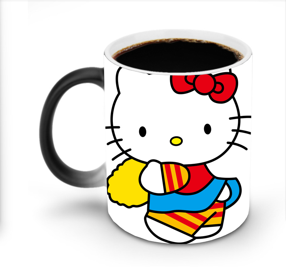 （画像用） Hello Kitty ハローキティ 温度変色マグカップ