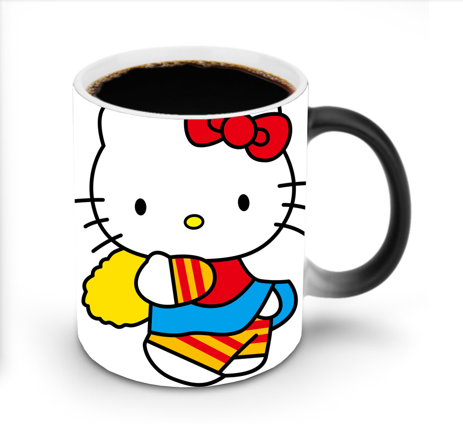 （画像用） Hello Kitty ハローキティ 温度変色マグカップ