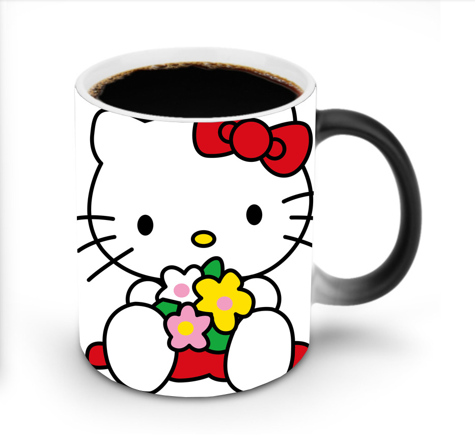 （画像用） Hello Kitty ハローキティ 温度変色マグカップ