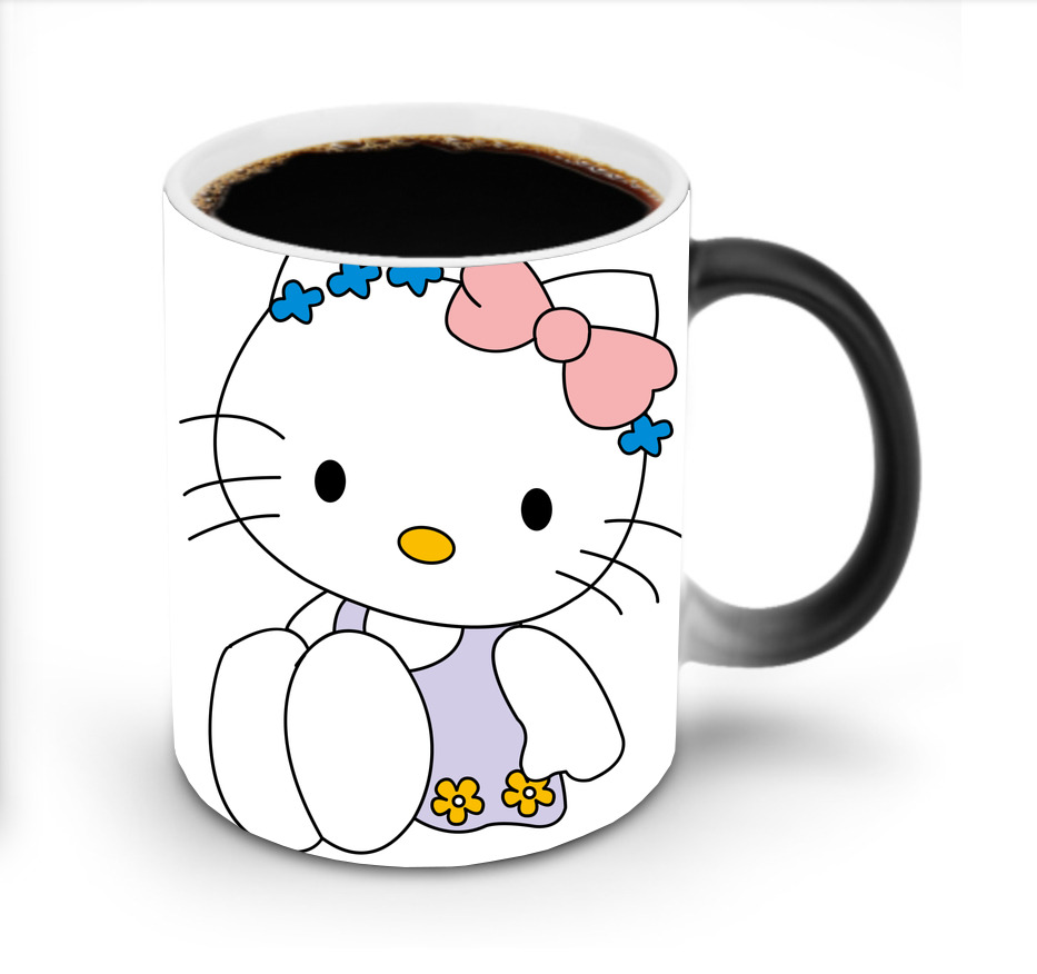 （画像用） Hello Kitty ハローキティ 温度変色マグカップ
