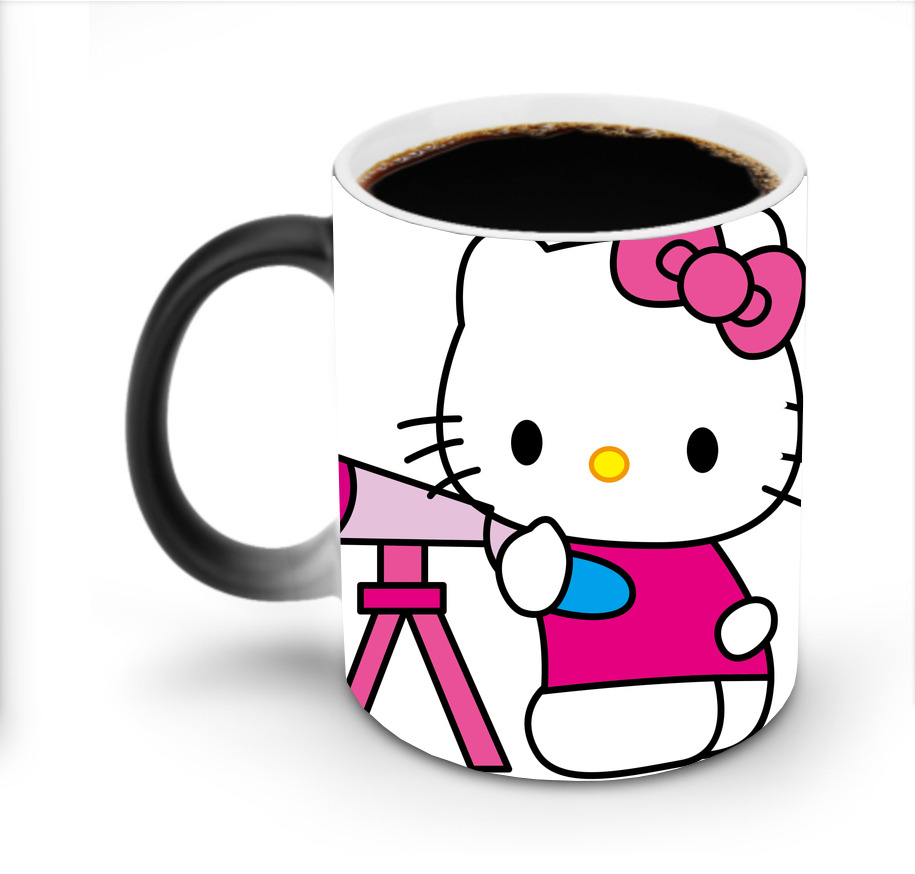 （画像用） Hello Kitty ハローキティ 温度変色マグカップ