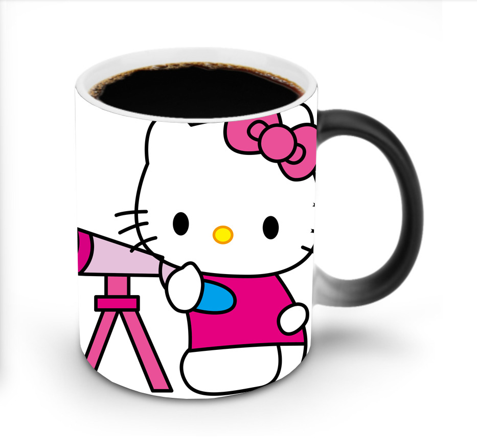 （画像用） Hello Kitty ハローキティ 温度変色マグカップ