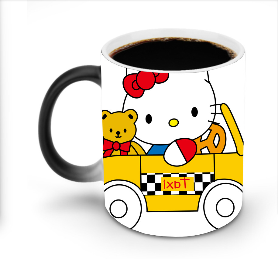 （画像用） Hello Kitty ハローキティ 温度変色マグカップ