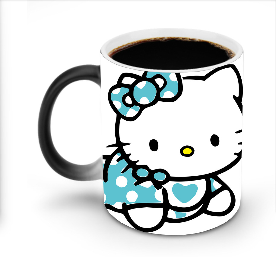 （画像用） Hello Kitty ハローキティ 温度変色マグカップ