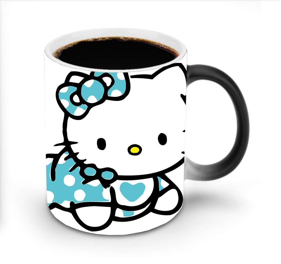 （画像用） Hello Kitty ハローキティ 温度変色マグカップ
