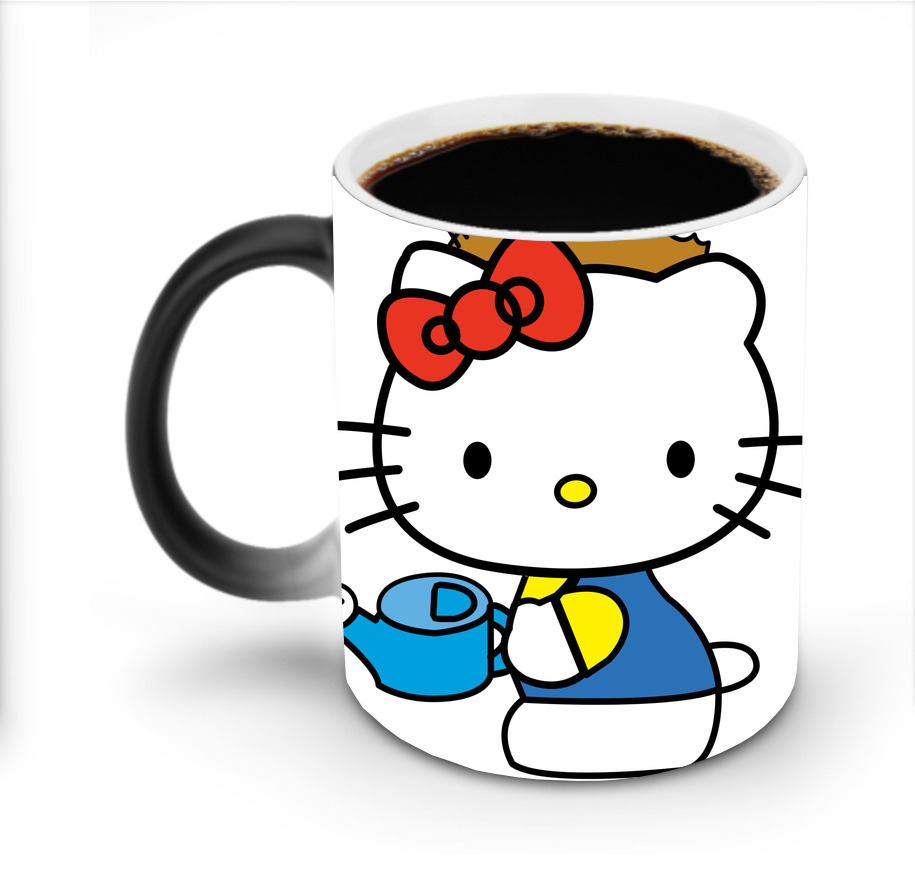 （画像用） Hello Kitty ハローキティ 温度変色マグカップ