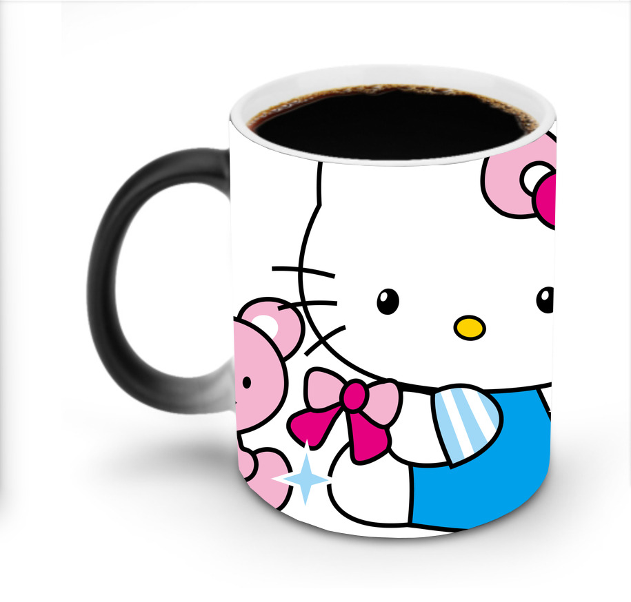 （画像用） Hello Kitty ハローキティ 温度変色マグカップ
