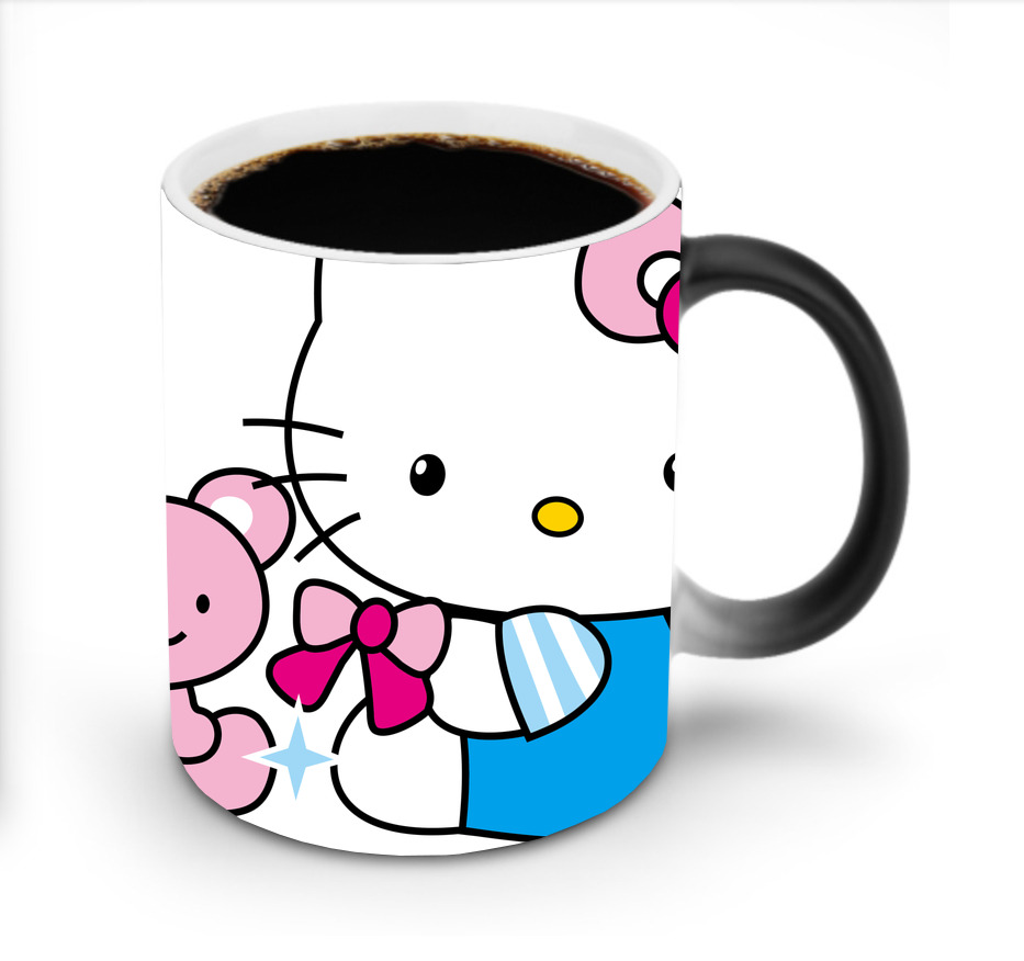 （画像用） Hello Kitty ハローキティ 温度変色マグカップ