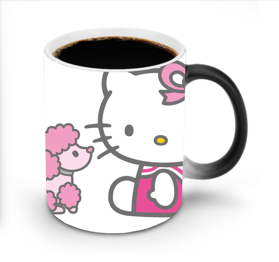 （画像用） Hello Kitty ハローキティ 温度変色マグカップ
