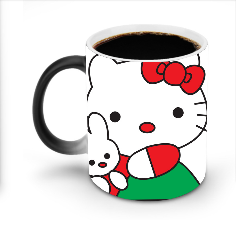 （画像用） Hello Kitty ハローキティ 温度変色マグカップ