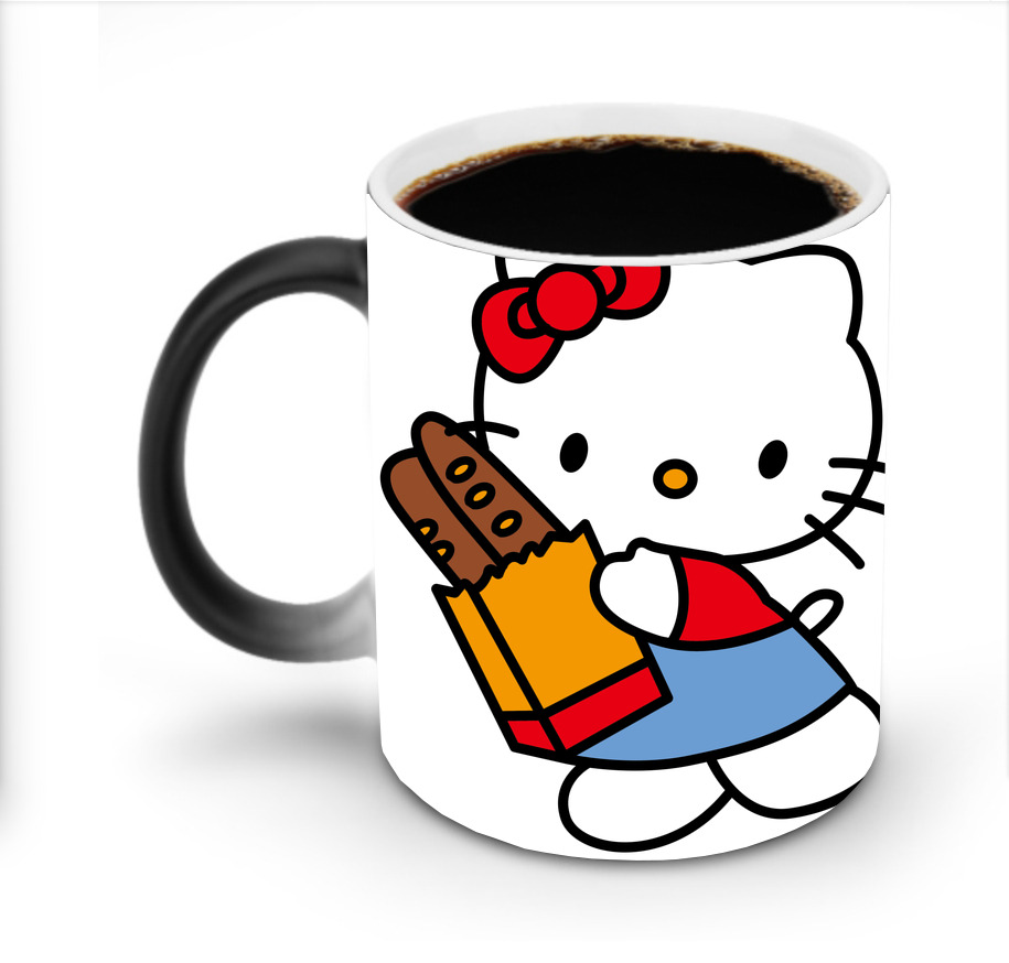 （画像用） Hello Kitty ハローキティ 温度変色マグカップ