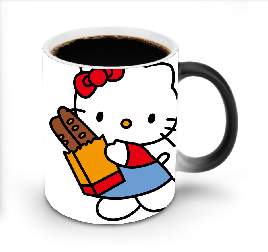 （画像用） Hello Kitty ハローキティ 温度変色マグカップ