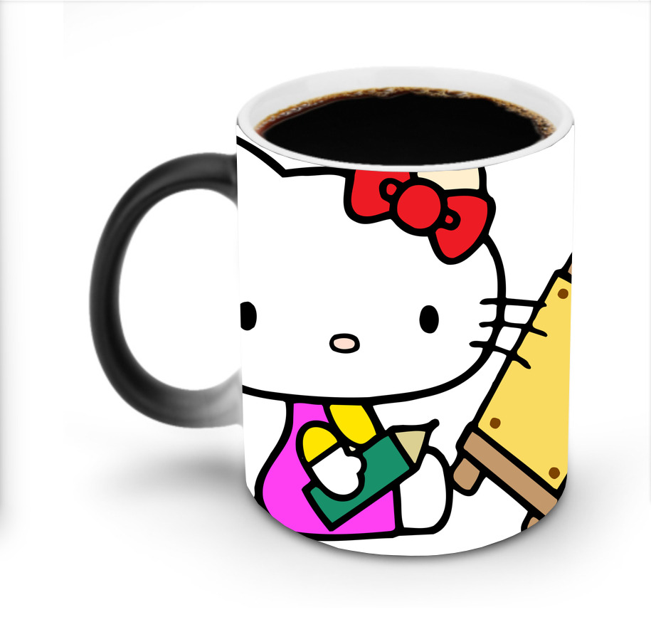 （画像用） Hello Kitty ハローキティ 温度変色マグカップ