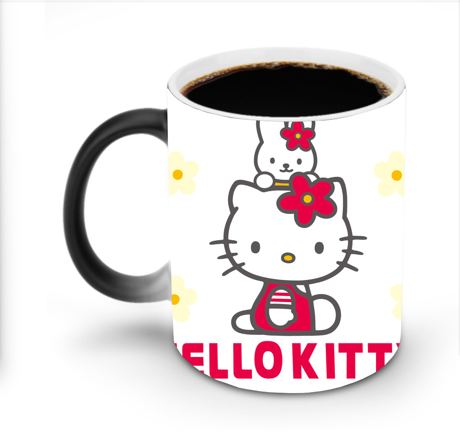 （画像用） Hello Kitty ハローキティ 温度変色マグカップ