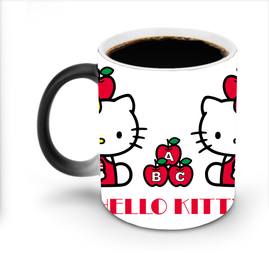 （画像用） Hello Kitty ハローキティ 温度変色マグカップ