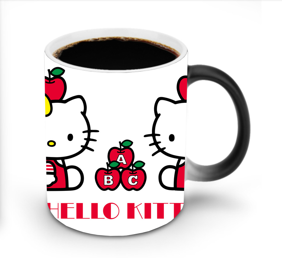（画像用） Hello Kitty ハローキティ 温度変色マグカップ