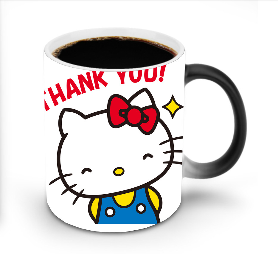 （画像用） Hello Kitty ハローキティ 温度変色マグカップ
