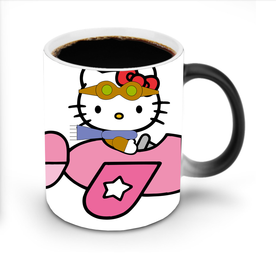 （画像用） Hello Kitty ハローキティ 温度変色マグカップ