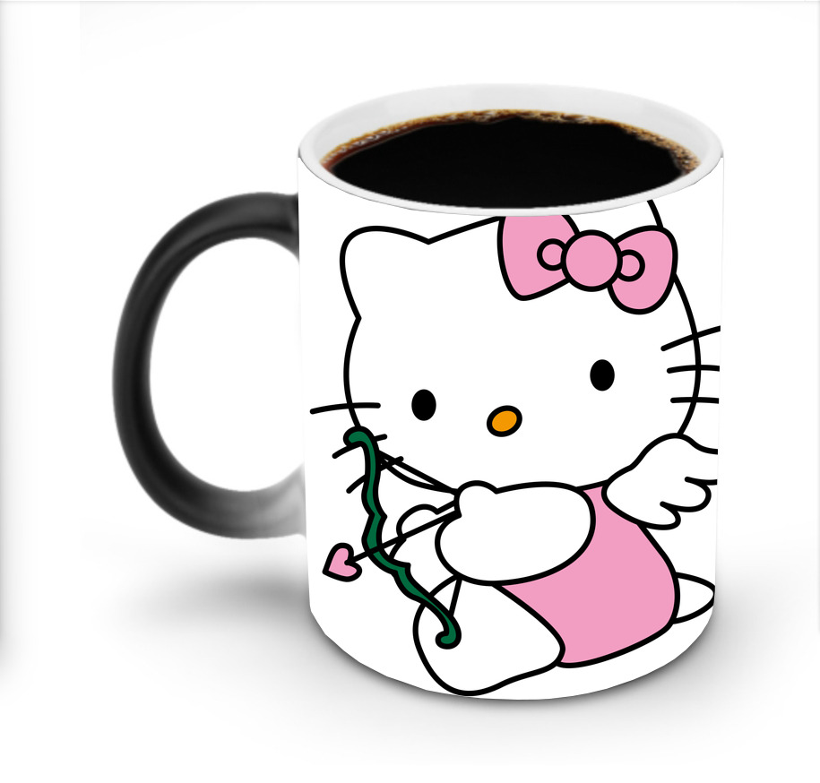 （画像用） Hello Kitty ハローキティ 温度変色マグカップ