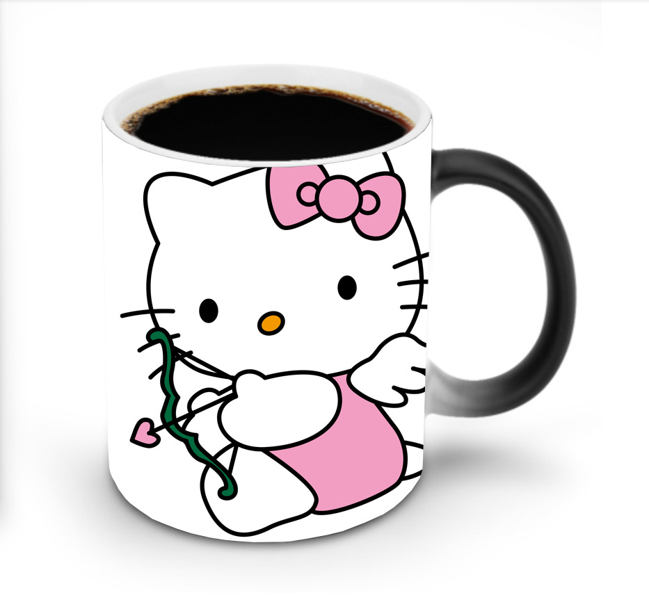 （画像用） Hello Kitty ハローキティ 温度変色マグカップ