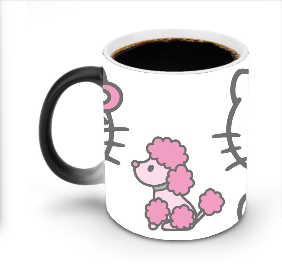 （画像用） Hello Kitty ハローキティ 温度変色マグカップ