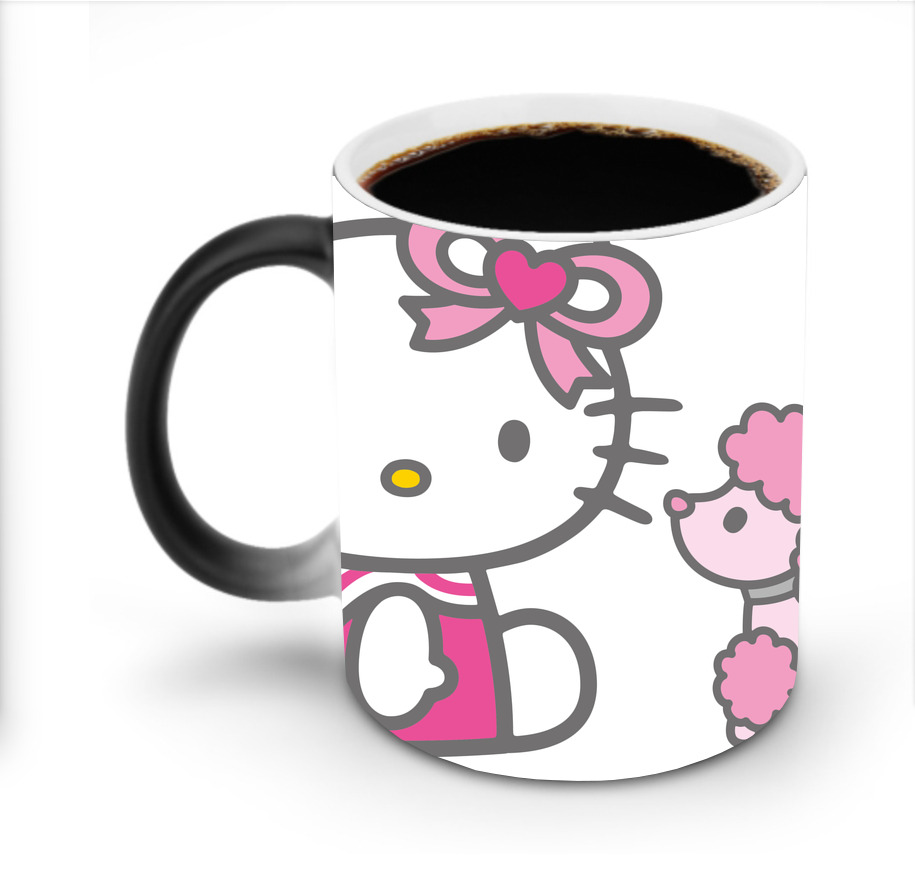 （画像用） Hello Kitty ハローキティ 温度変色マグカップ