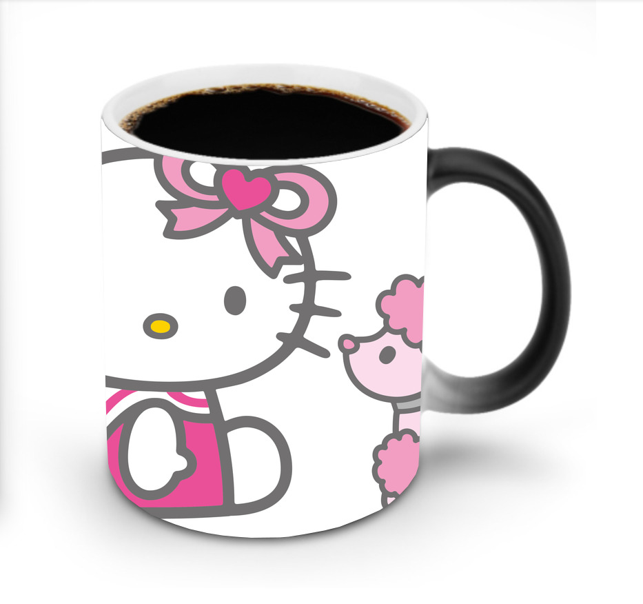 （画像用） Hello Kitty ハローキティ 温度変色マグカップ