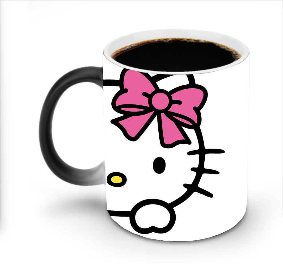 （画像用） Hello Kitty ハローキティ 温度変色マグカップ