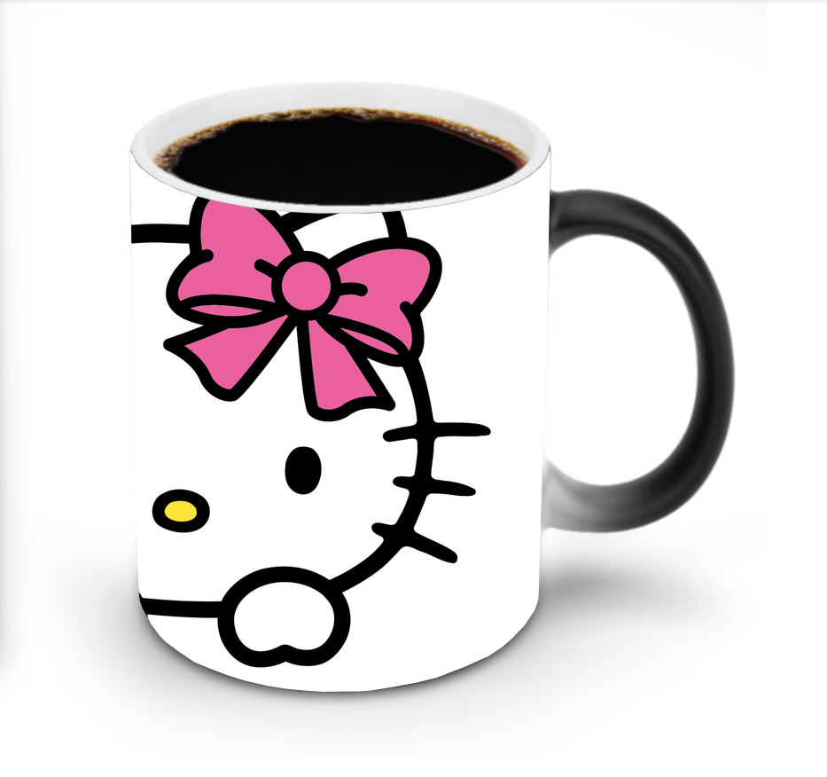 （画像用） Hello Kitty ハローキティ 温度変色マグカップ