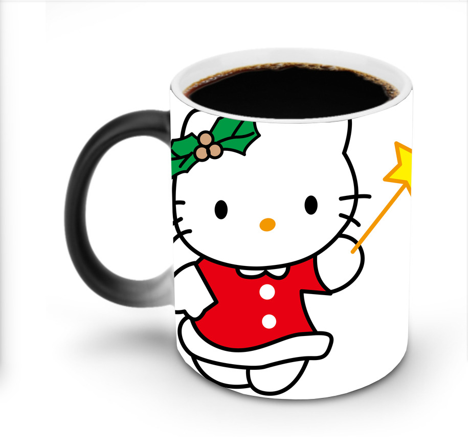 （画像用） Hello Kitty ハローキティ 温度変色マグカップ