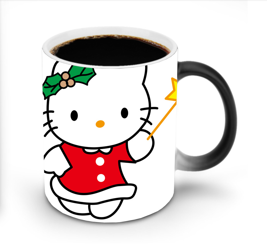 （画像用） Hello Kitty ハローキティ 温度変色マグカップ