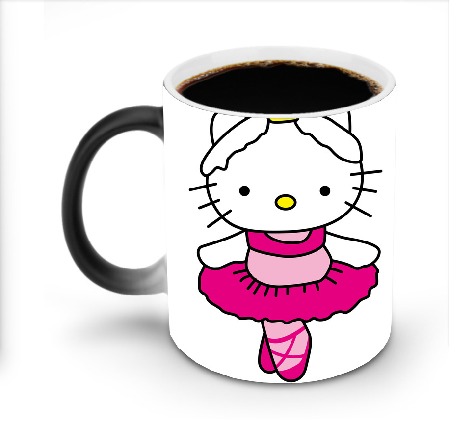 （画像用） Hello Kitty ハローキティ 温度変色マグカップ