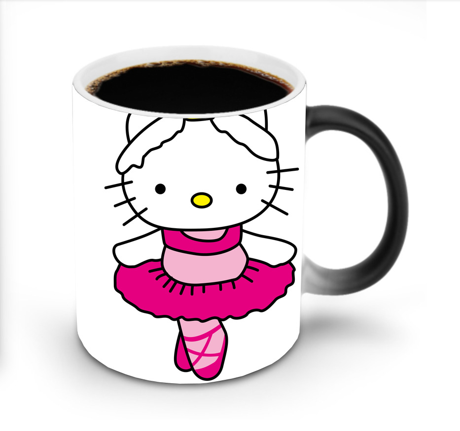 （画像用） Hello Kitty ハローキティ 温度変色マグカップ