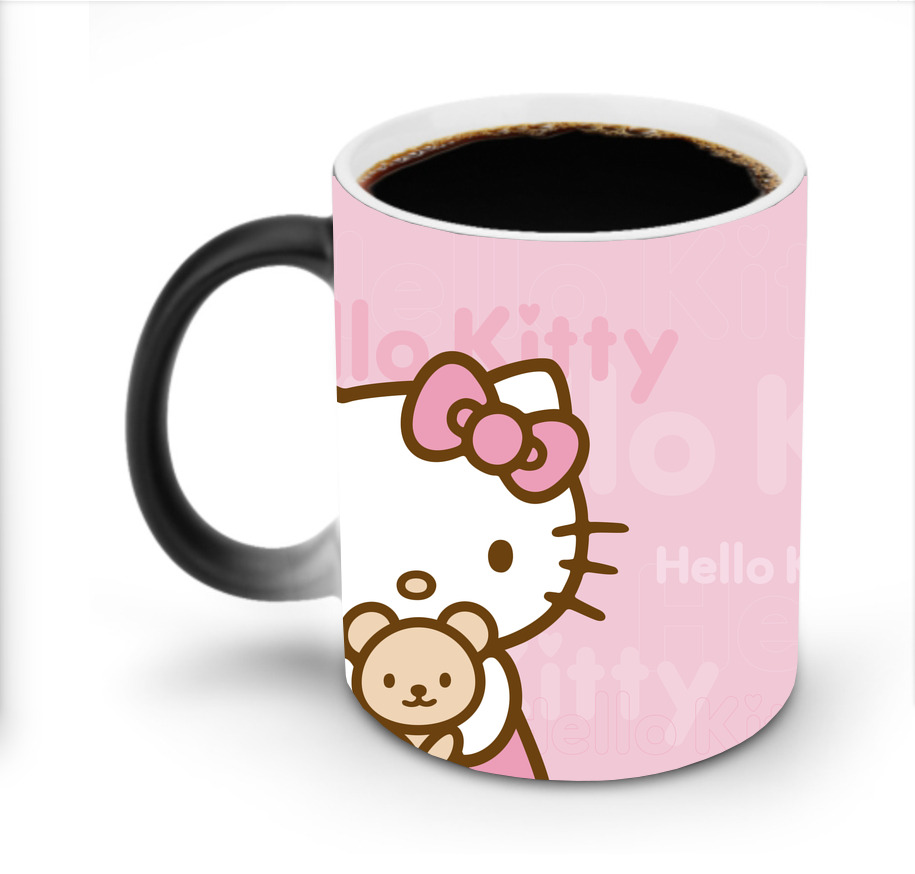 （画像用） Hello Kitty ハローキティ 温度変色マグカップ