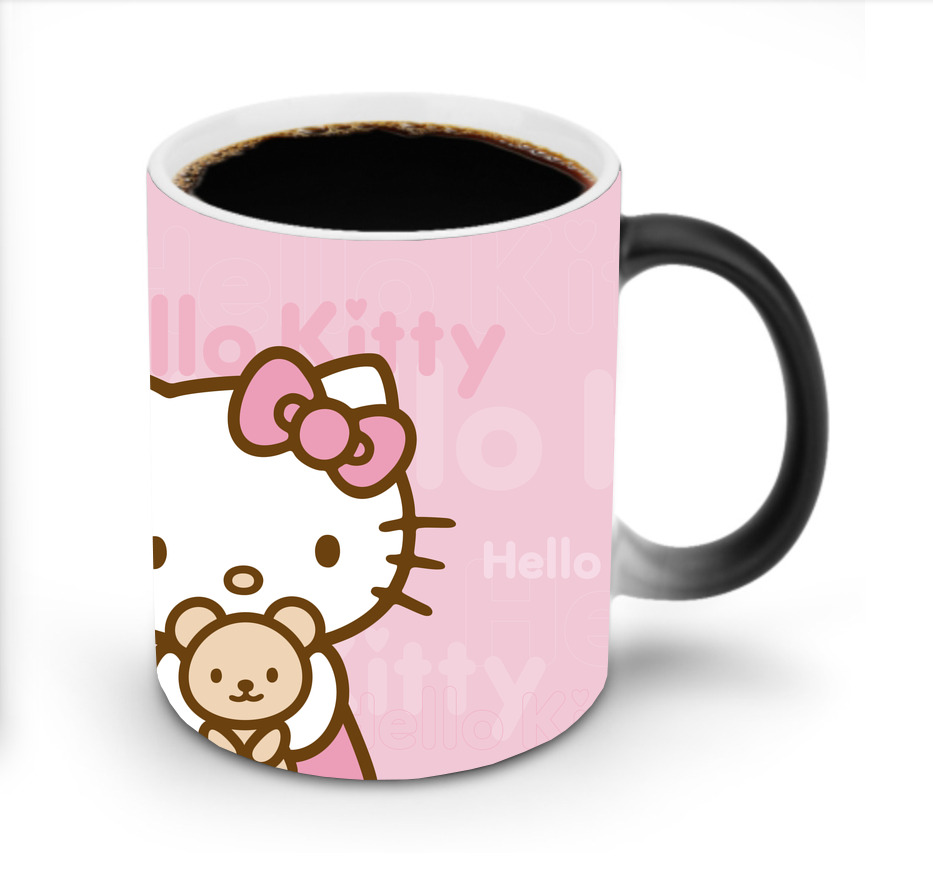 （画像用） Hello Kitty ハローキティ 温度変色マグカップ