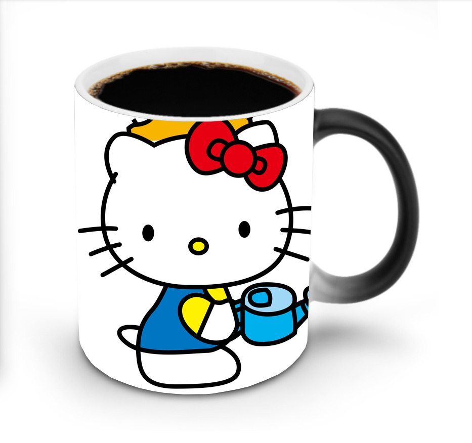 （画像用） Hello Kitty ハローキティ 温度変色マグカップ