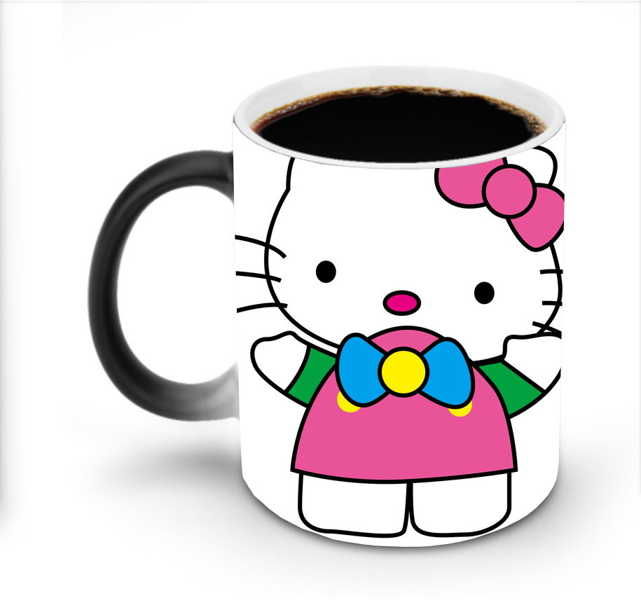 （画像用） Hello Kitty ハローキティ 温度変色マグカップ