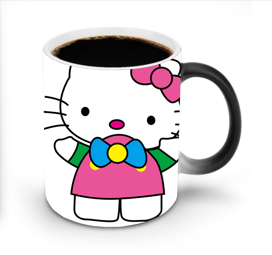 （画像用） Hello Kitty ハローキティ 温度変色マグカップ