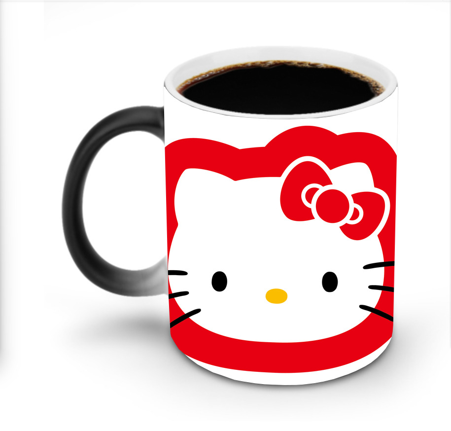 （画像用） Hello Kitty ハローキティ 温度変色マグカップ