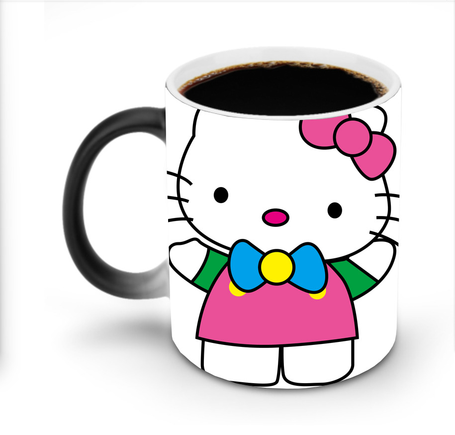 （画像用） Hello Kitty ハローキティ 温度変色マグカップ