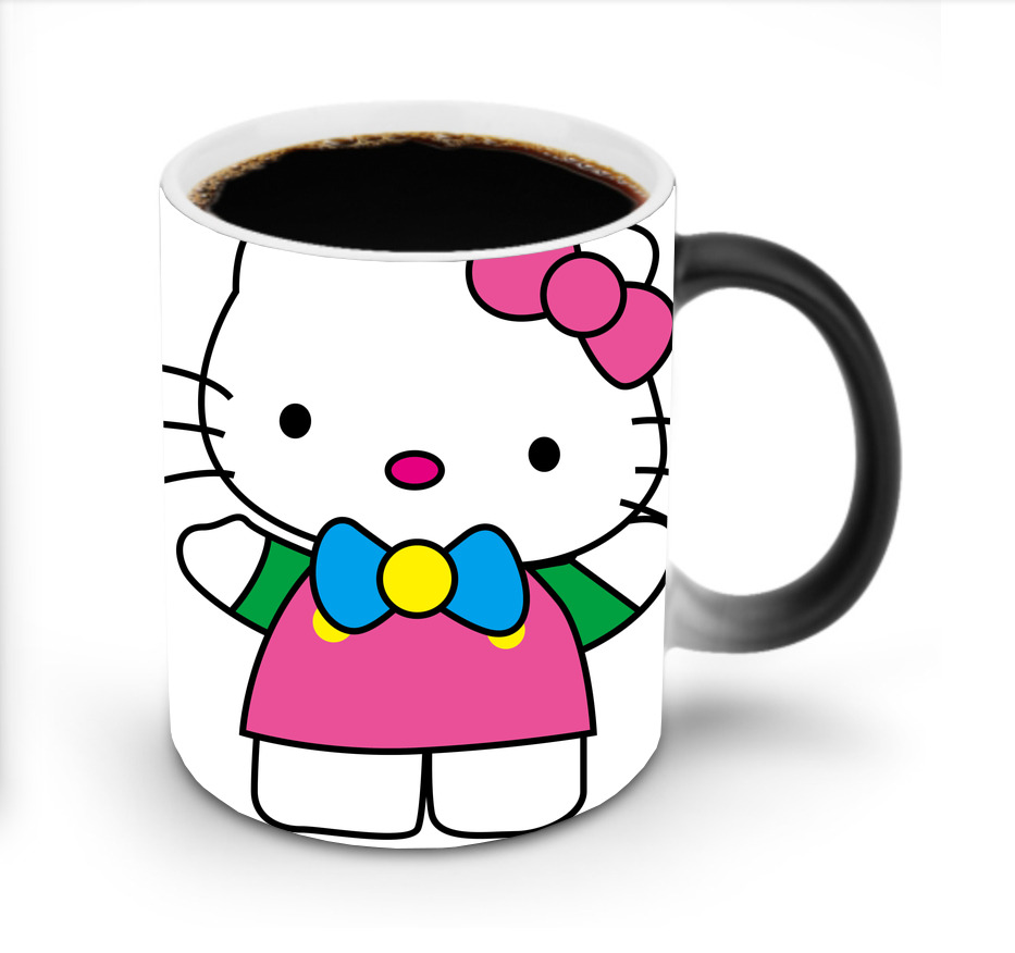（画像用） Hello Kitty ハローキティ 温度変色マグカップ